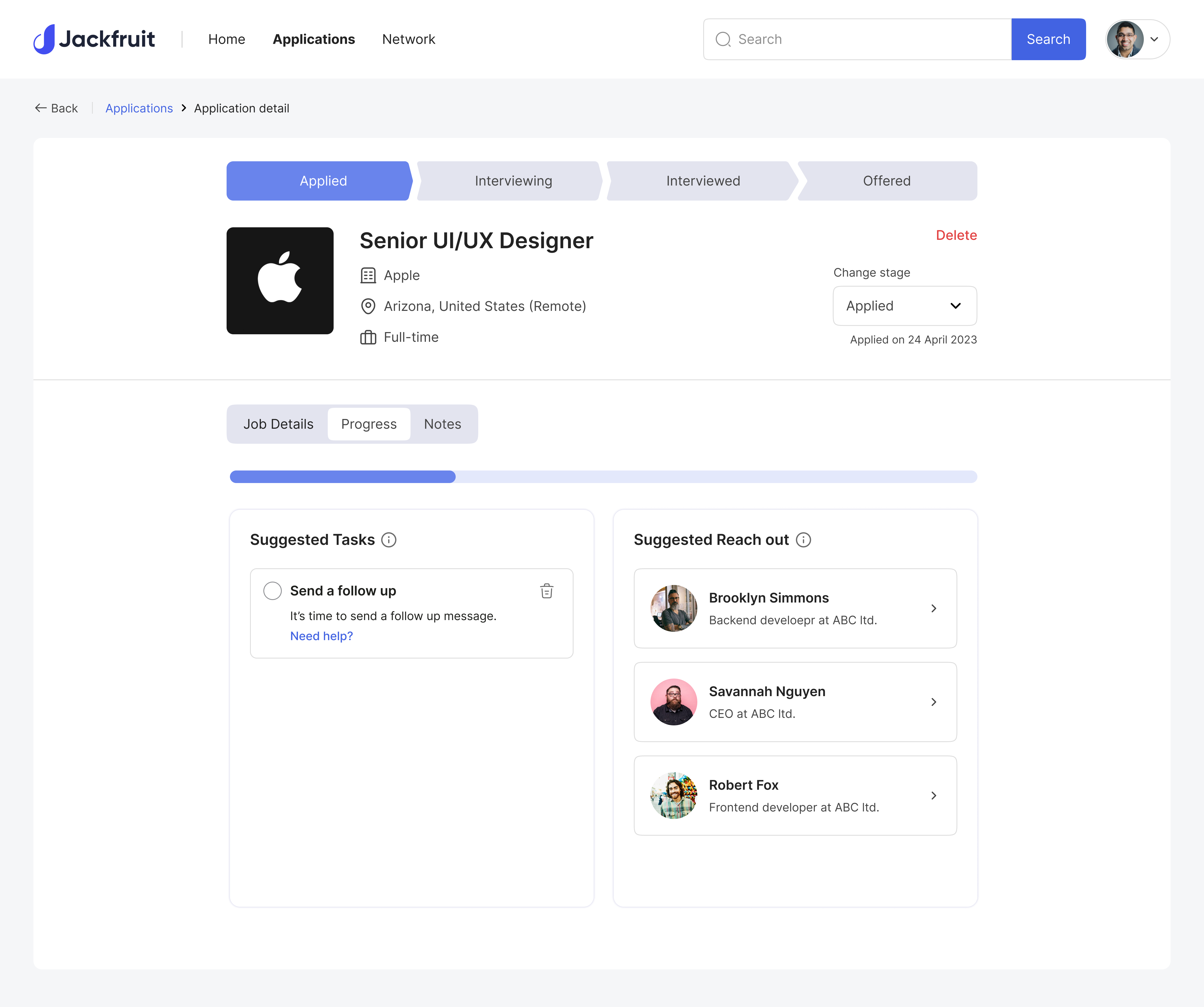 Jackfruit.ai - AI-powered Job Application Assistance